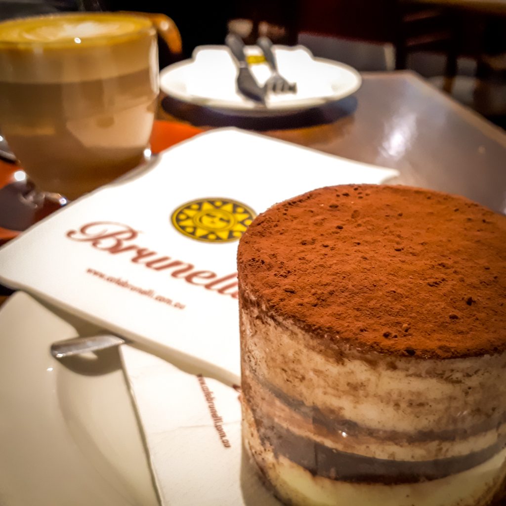 Cafe Brunelli kept us going with coffee and cake - this Tiramisu was delicious - the staff were friendly and very helpful when it came to trying to choose which cake for afternoon tea!!!